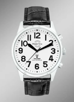 Funk-Herrenuhr mit sprechender Zeitansage