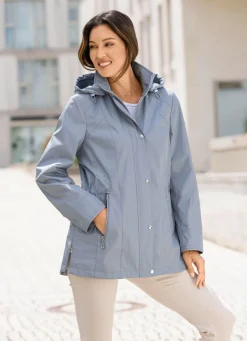 Funktionsjacke mit abnehmbarer Kapuze