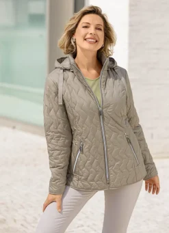 Funktionsjacke mit abnehmbarer Kapuze