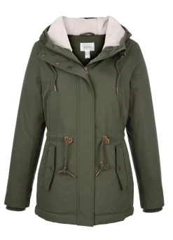 Funktionsjacke mit fester Kapuze