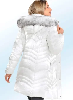 Funktions-Kurzmantel mit abnehmbarer Kapuze