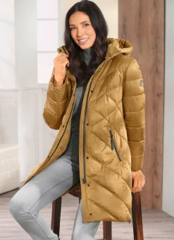 Funktions-Kurzmantel mit abnehmbarer Kapuze