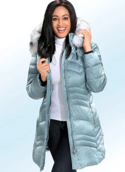 Funktions-Kurzmantel mit abnehmbarer Kapuze