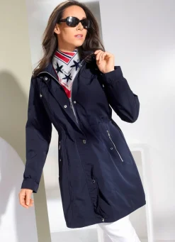 Funktions-Kurzmantel mit abnehmbarer Kapuze