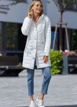 Funktions-Kurzmantel mit abnehmbarer Kapuze