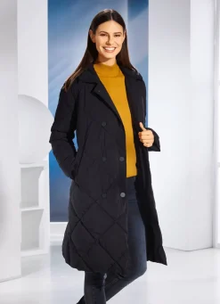 Funktionsmantel mit Rautenstepp