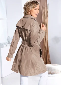 Funktions-Trenchcoat mit Gürtel