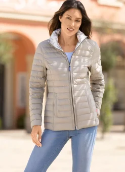 Funktions-Wendejacke mit Blütendessin