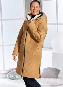 Funktions-Wendemantel mit Kapuze