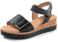 Gabor, modische Damen-Sandaletten, Weite G, mit Gummizug