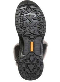 Gefütterte Damen-Boots, Winterschuhe, Weite H, mit Reißverschluss