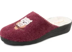 Gefütterte Damen-Hausschuhe, mit Schurwolle