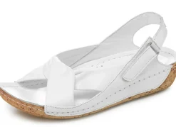 Gemini, bequeme Damen-Sandalen, Weite G, mit Gummizug