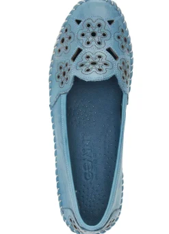 Gemini, leichte Damen-Slipper, Weite G, mit herausnehmbarem Fußbett