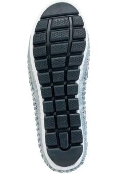 Gemini Mokassin-Slipper aus weichem, glänzend geprägtem Nappaleder