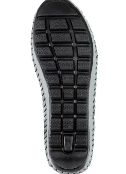 Gemini Mokassin-Stiefelette mit Knitter-Struktur