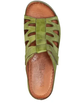 Gemini Pantolette aus teilweise schattiertem Rind-Nappaleder