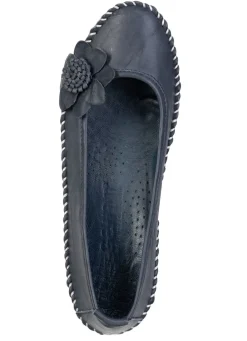 Gemini, schicke Damen-Ballerinas, Weite G, mit herausnehmbarem Fußbett