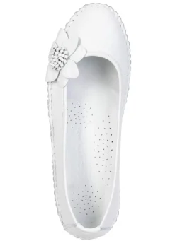 Gemini, schicke Damen-Ballerinas, Weite G, mit herausnehmbarem Fußbett