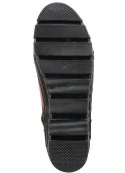 Gemini Schnür-Bootie mit Knitter-Struktur