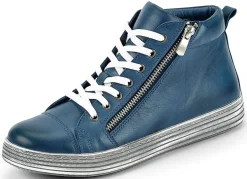 Gemini Schnür-Stiefelette mit praktischem Seitenreißverschluss