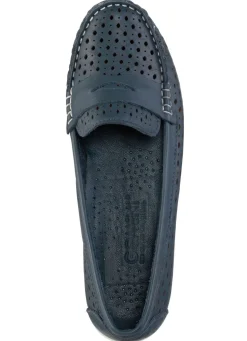 Gemini Slipper aus Nappaleder mit Lederspange