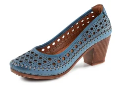 Gemini, sommerliche Damen-Pumps, Weite G, aus Leder