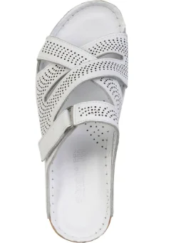 Gemini, sommerliche Damen-Pantoletten, Weite G, aus Leder