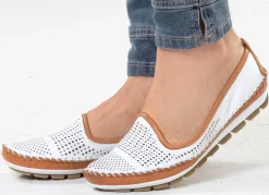 Gemini, sommerliche Damen-Slipper, Weite G, mit herausnehmbarem Fußbett