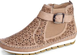 Gemini, sommerliche Damen-Stiefeletten, Weite G, mit herausnehmbarem Fußbett