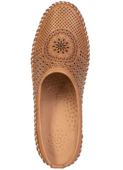 Gemini, sommerlicher Damen-Sabot, Weite G, mit herausnehmbarem Fußbett