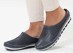 Gemini, sommerlicher Damen-Sabot, Weite G, mit herausnehmbarem Fußbett