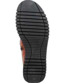 Gemini Stiefelette mit Raffung und dekorativen Knöpfen