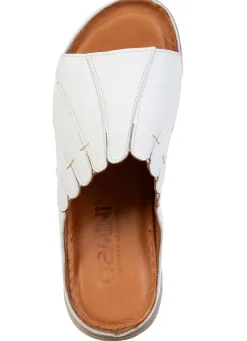 Gemini, stilvolle Damen-Pantoletten, Weite G, aus Leder