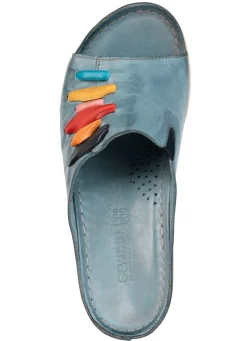 Gemini, trendige Damen-Pantoletten, Weite G, mit Gummizug