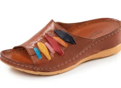 Gemini, trendige Damen-Pantoletten, Weite G, mit Gummizug