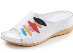 Gemini, trendige Damen-Pantoletten, Weite G, mit Gummizug
