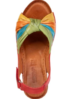 Gemini, trendige Damen-Sandaletten, Weite G, mit verstellbarer Klettspange