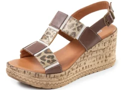 Gemini, trendige Damen-Sandaletten, Weite G, aus Leder