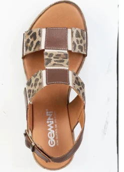 Gemini, trendige Damen-Sandaletten, Weite G, aus Leder