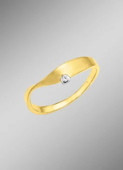 Geschmackvoller Damenring in Bicolor