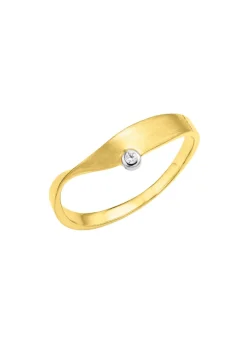 Geschmackvoller Damenring in Bicolor