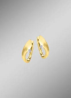 Geschmackvoller Klappcreolen in Bicolor