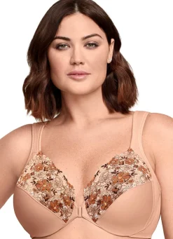 Glamorise Bügel-BH mit Vorderverschluss