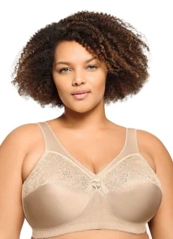 Glamorise Stütz-BH mit Spitze