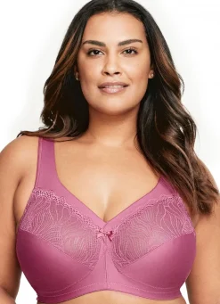 Glamorise Stütz-BH mit Spitze