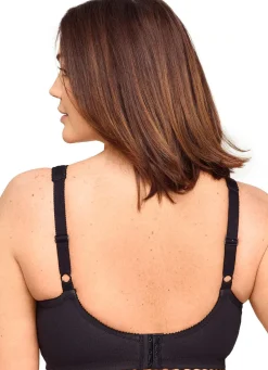 Glamorise Stütz-BH mit Stickereispitze