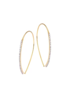 Glamouröse Ohrhaken mit Brillanten