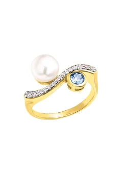 Glanzvolle Raffinesse – Vergoldeter Damenring