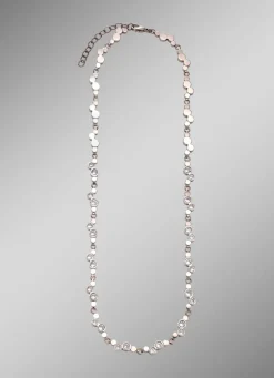 Halskette aus Titan mit synth. Zirkonia